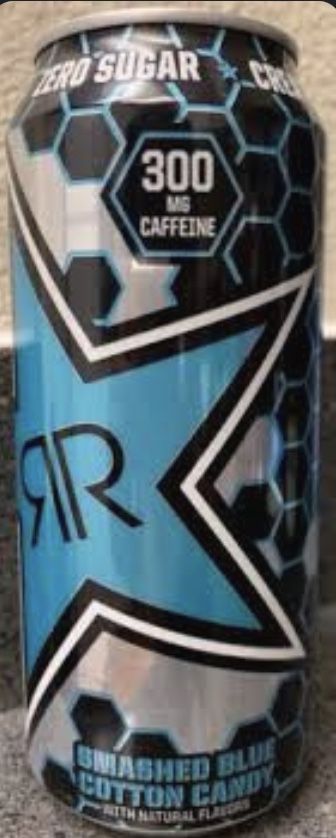 Rockstar XDurance Smashed Blue Cotton Candy Discontinued