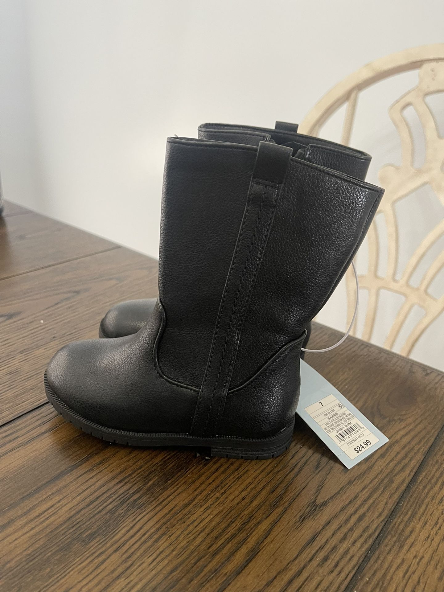Toddler Girl Boots Size 7 NWT