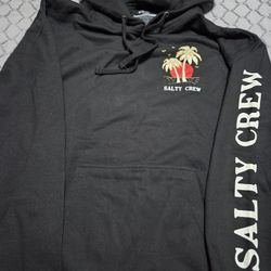 Salty crew palm tree hoodie
Size unisex large 