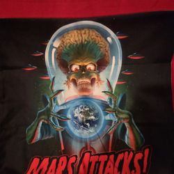 17" By 17" Mars Attack Pillow Case 