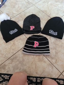 Pink Beanies Lot Of 4 New