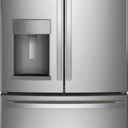 🚨 New GE - 27.7 Cu. Ft. French Door Refrigerator - Stainless Steel GFE28GYNFS