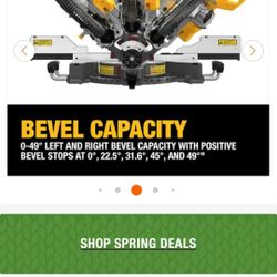 DEWALT MITER SAW 60V FLEXVOLT 