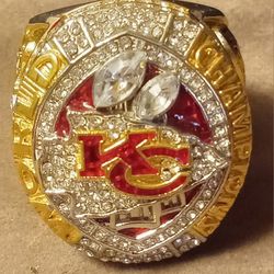 Alloy Ring Men Kansas City Chiefs Ring Mahomes Patrick Super Bowl Replica Ring 

