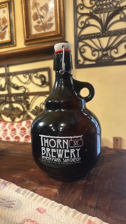 Thorn Street Brewery North Park Empty Beer Growler