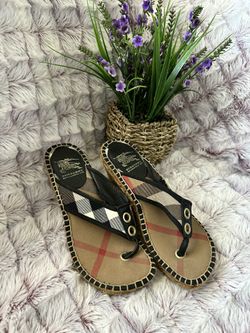 Burberry Wedge Sandals