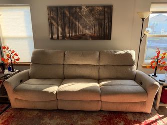 3-Piece Fabric Power Reclining Sofa - USB Ports (All 3 Recline!) 3 Modular Pieces (Easy to Move!)