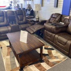Ashley <Living Room Set Reclining Power Free Delivery 