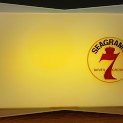 Vtg Seagram's 7 Hanging Bar Light