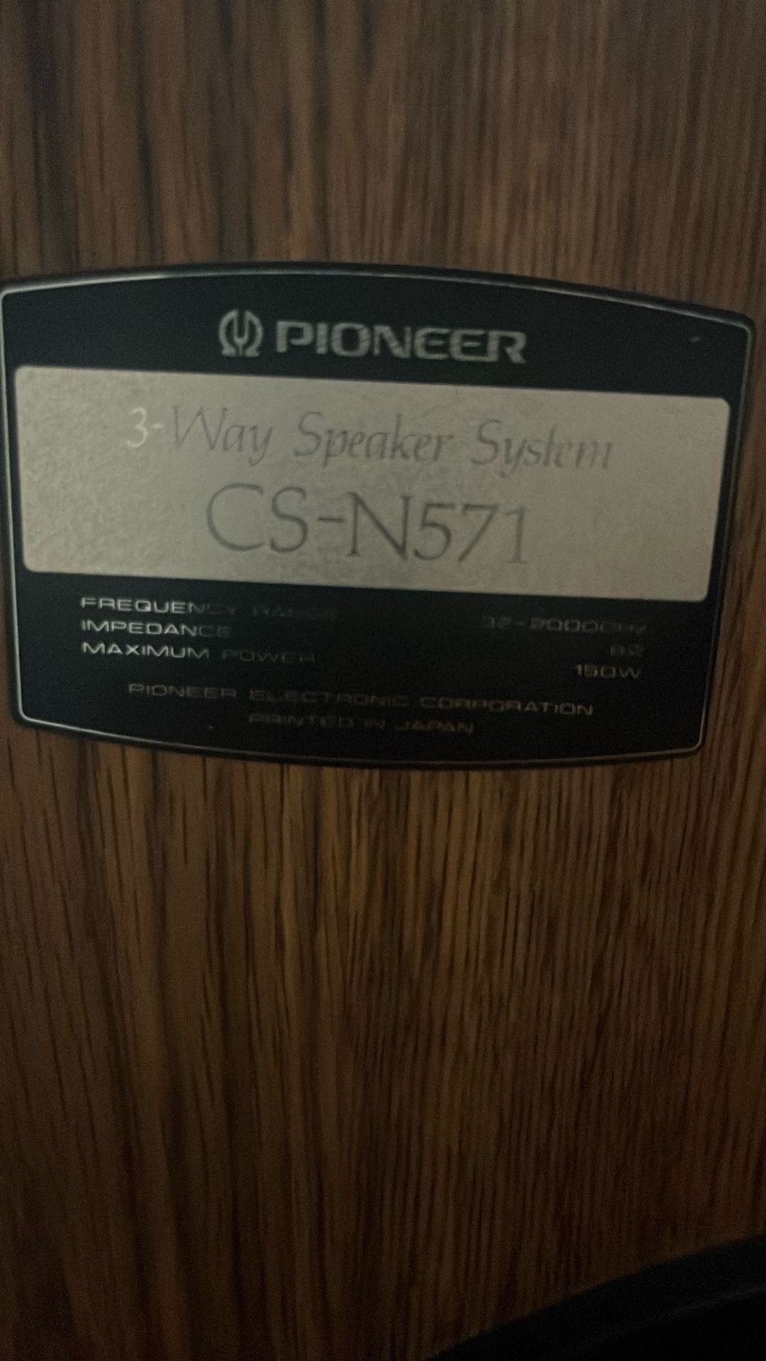 Speakers Pioneer