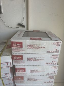 18 Boxes 11 In Box Gray Ceramic Title 300 For Everything Pickup Only Firm On Price