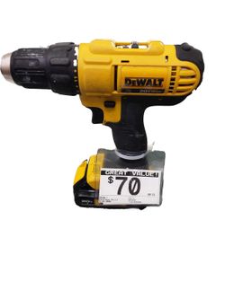Dewalt Dcd771 Yellow Cordless Standard Drill