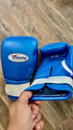Winning Blue 14oz Boxing Gloves 🥊