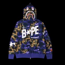 BAPE × Heron Preston Camo Hoodie
