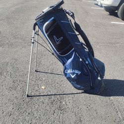 Golf Bag! Golf Clubs! Callaway Hyper Lite 3.5 Blue Moon Standbag!