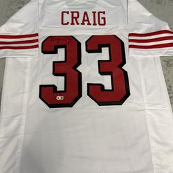 Roger Craig Autographed Signed San Francisco 49ers Jersey Beckett COA