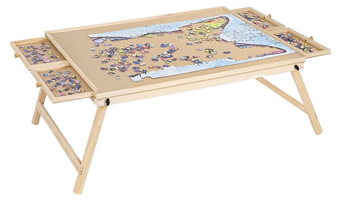 Folding Puzzle Table