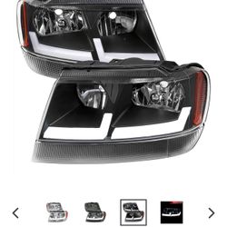 Spec-D  Wj Jeep Headlights 