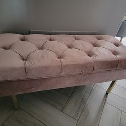 Pink Storage Bench