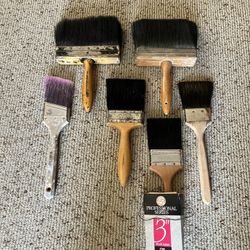 Set Of 6 Paint Brushes