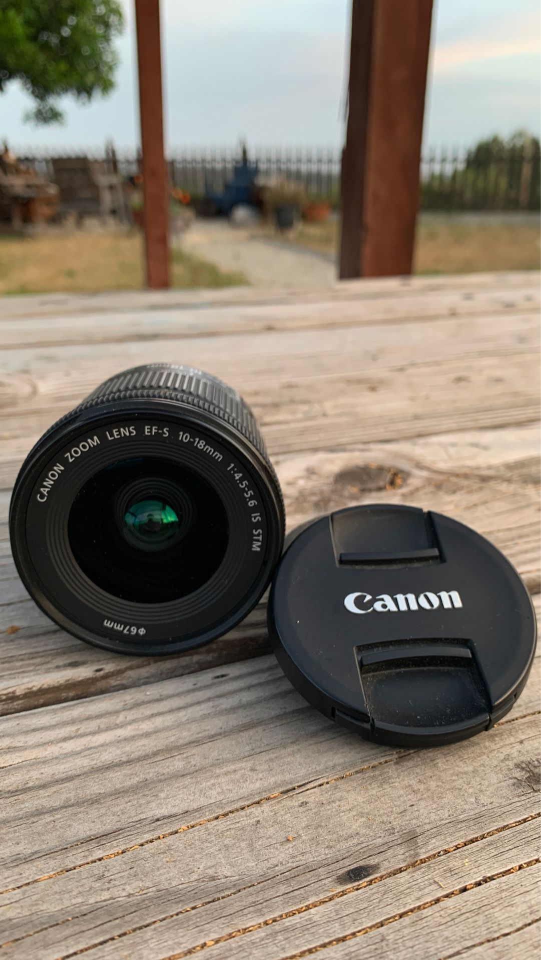 Canon 10-18mm Ef-S Lens with Image Stabilizer