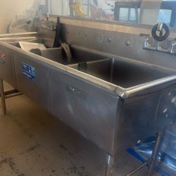 3 Compartment Sink