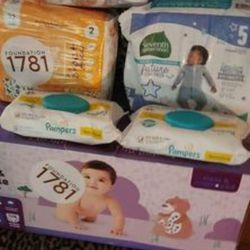 Different  Sizes Only 2,3,4,5 Left Diapers