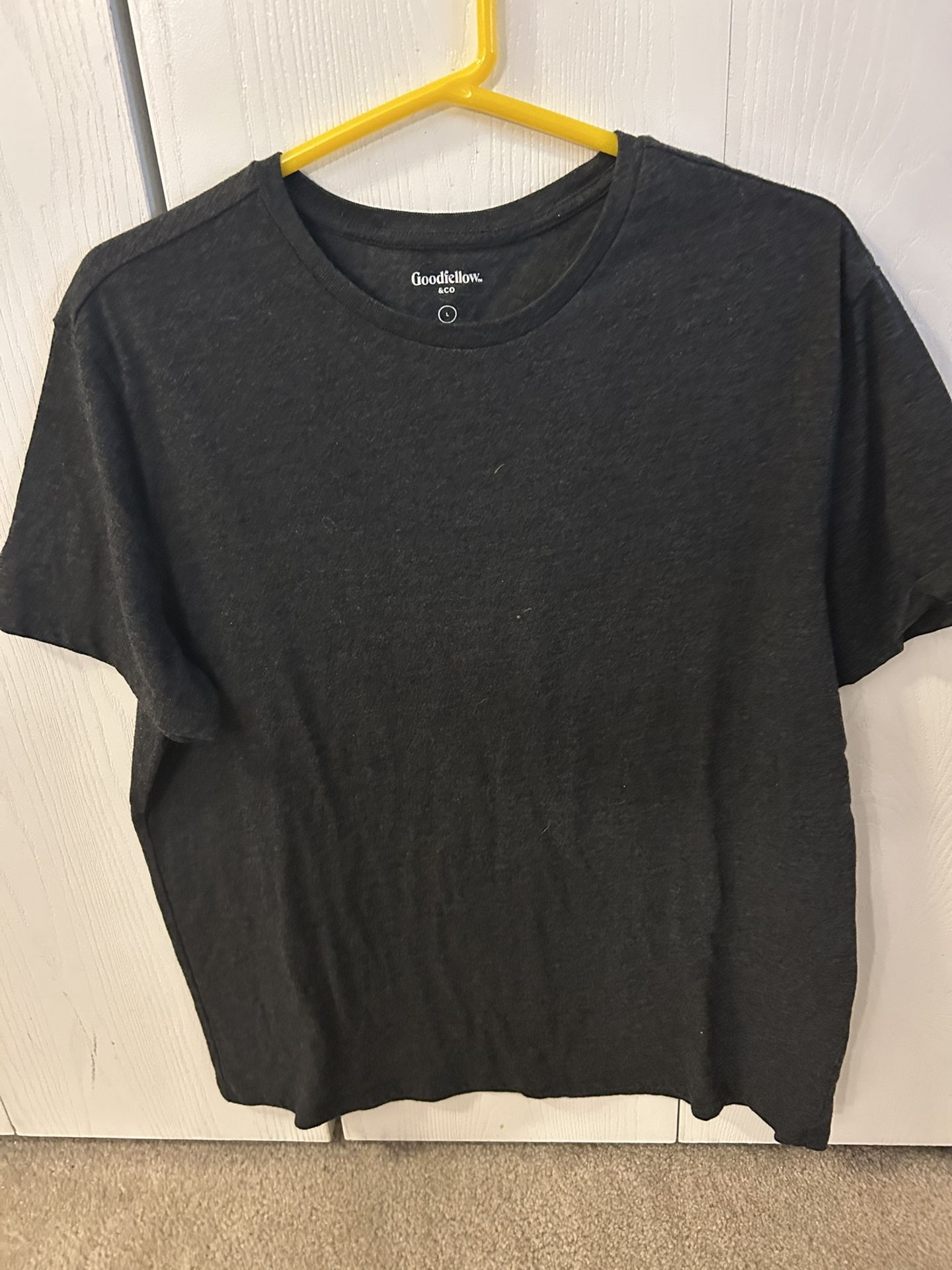 Goodfellow Men's T Shirt Gray Size L Large