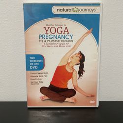 Yoga Pregnancy Pre & Post Natal Workouts DVD Moms Natural Journeys 2007