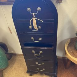 Teak Jewelry Armoire (New)