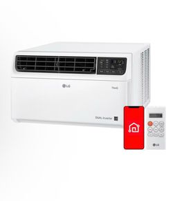 LG 12,000 BTU Dual Inverter Smart Wi-Fi Enabled Window Air Conditioner | Cools Up To 550 sq. ft.