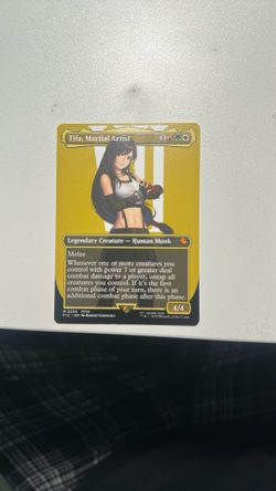 Magic The Gathering Tifa, Martial Artist Full Art