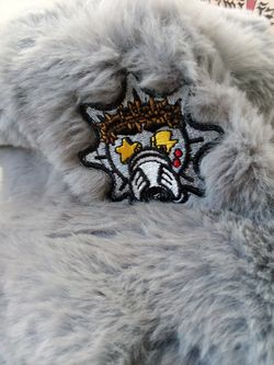 glogang Furry Glo Sun Bucket Hat グレー Furry Glo Sun Grey Bucket Hat - Glo Gang