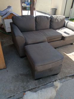 Sofa and foot rest