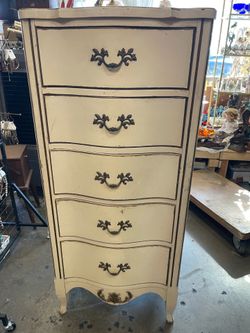 Vintage French provincial lingerie chest