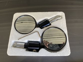 Motorcycle Handle Bar Side Mirrors $25