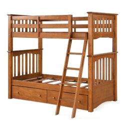 Whalen bunk bed with storage