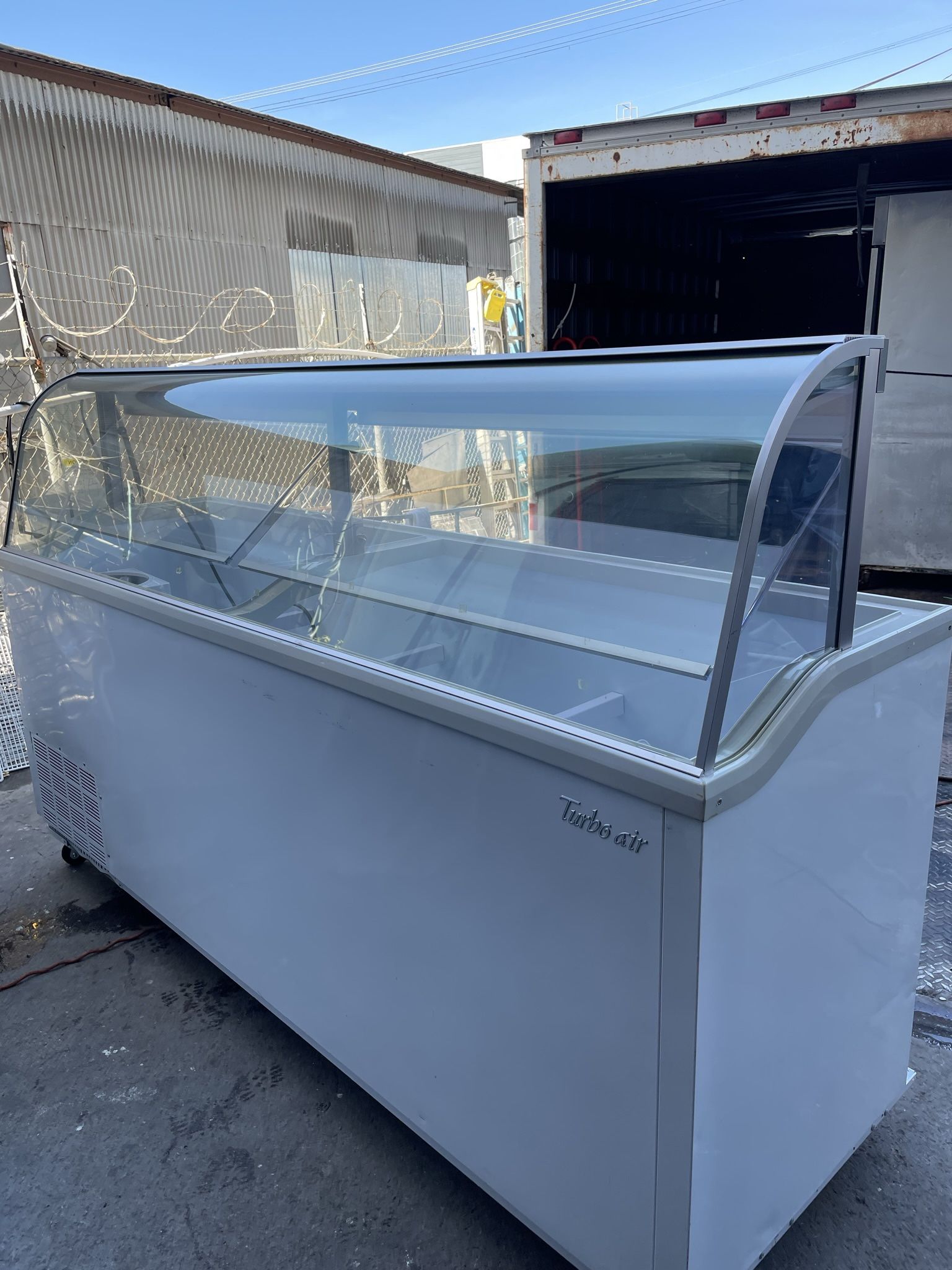 Used Turbo Air TIDC-91W 89” Ice Cream Dipping Cabinet