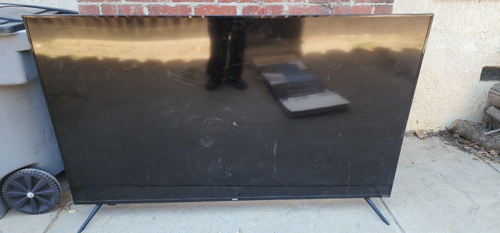Onn Roku t v 70" Free..