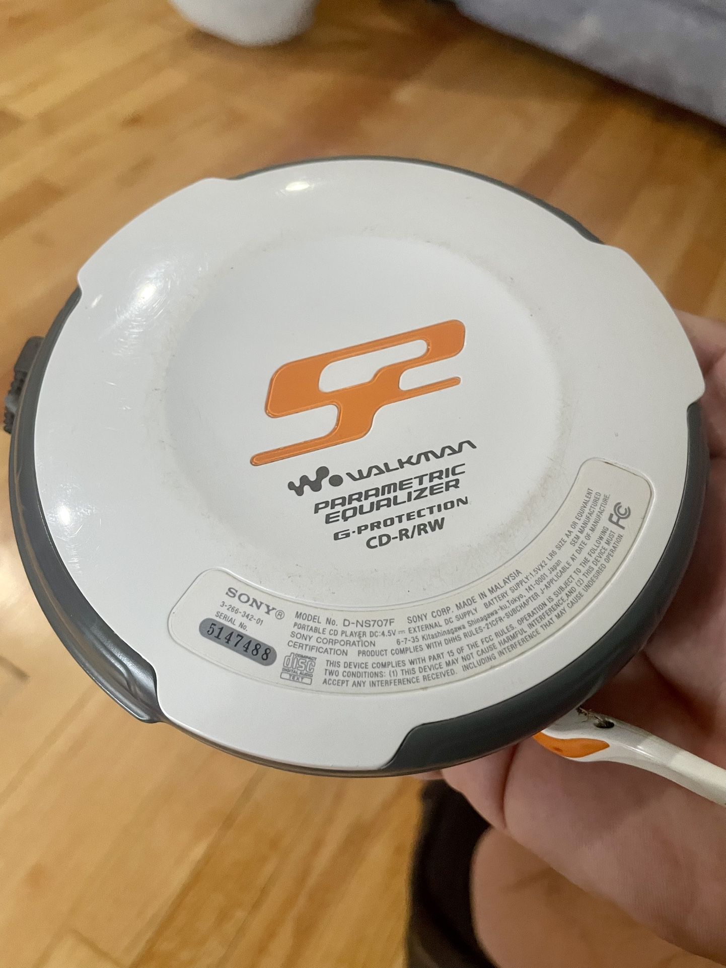 Sony Walkman S2 D-NS707F Atrac3 Plus CD-R/RW MP3 AM/FM