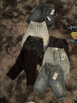 7 Pair Baby 3-6 Months New Jeans