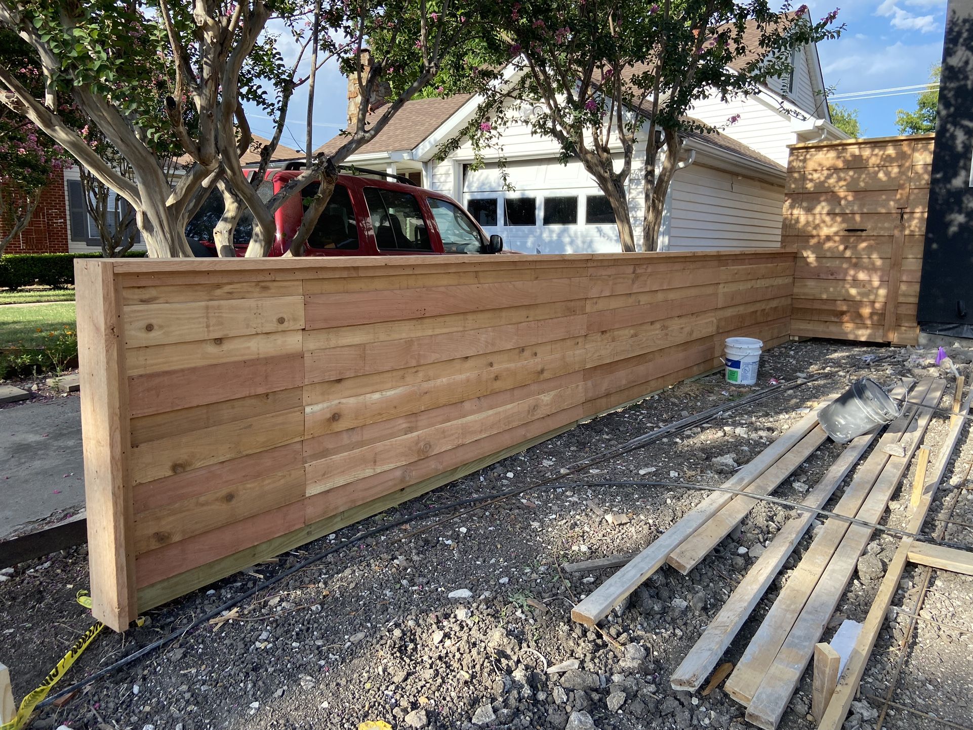 New Wood Fences