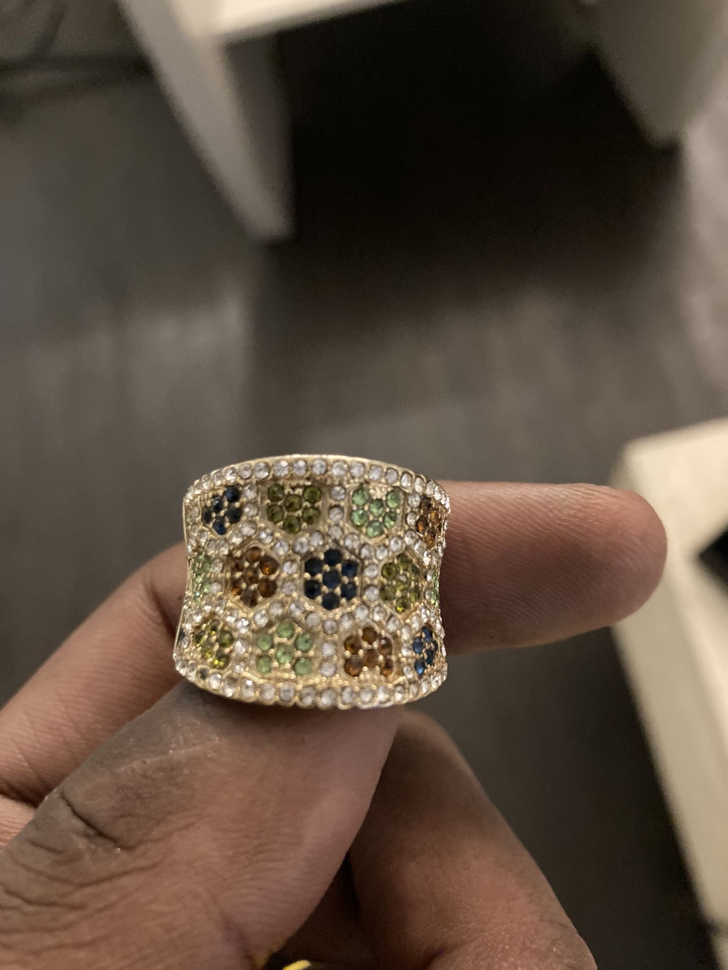 Gold Plated Levian Ring