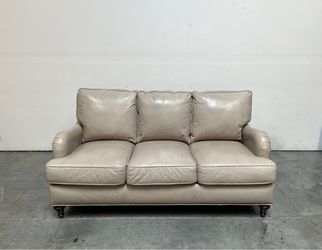 Club Furniture, Wesley Traditional English Arm Leather Sofa