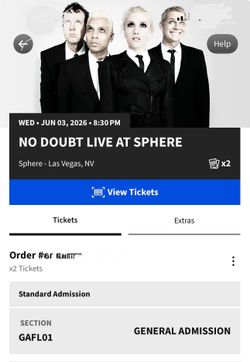 No doubt at the Sphere 6/3