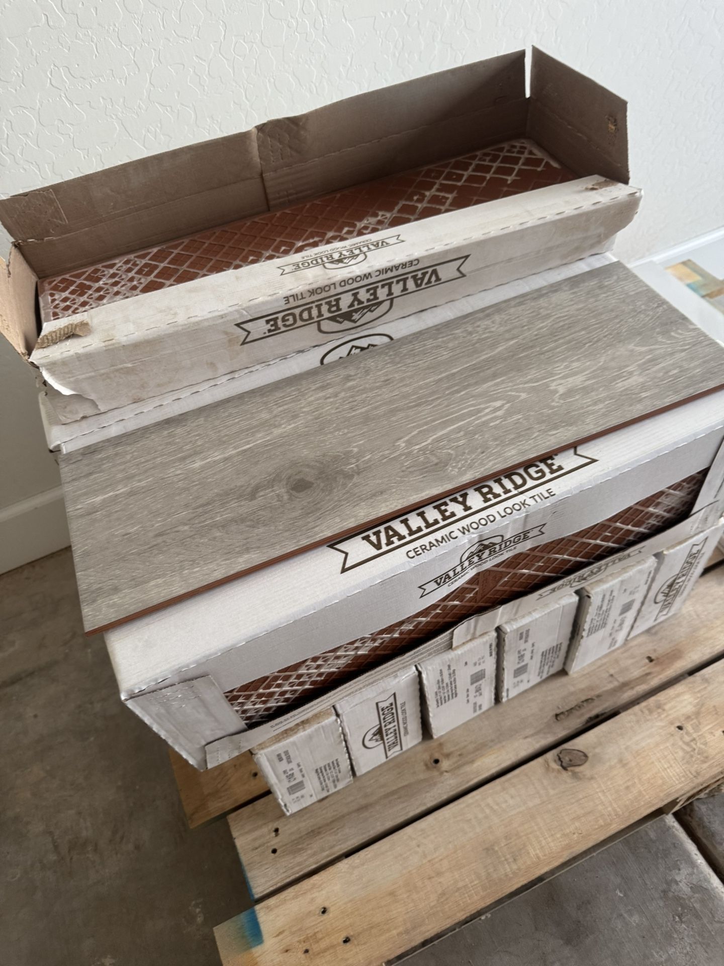 Brand New tile & Gray Grout