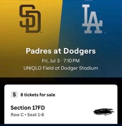 Los Angeles Dodgers vs San Diego Padres- Fri