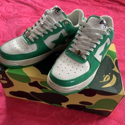 Green Bape Shoes 