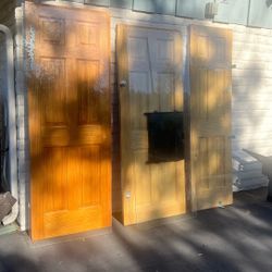 Wood Doors And Class Top