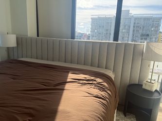 Luxury King Upholstered Bed Frame